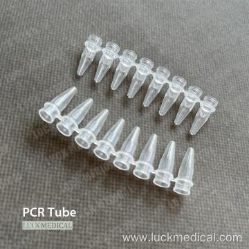 Plastic PCR Tubes With Caps